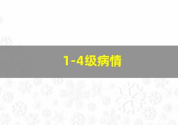 1-4级病情