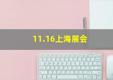 11.16上海展会