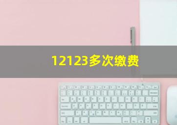 12123多次缴费