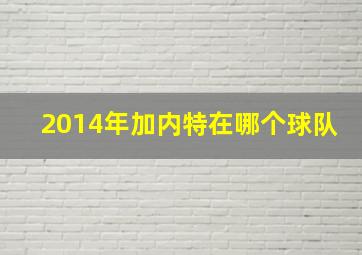 2014年加内特在哪个球队