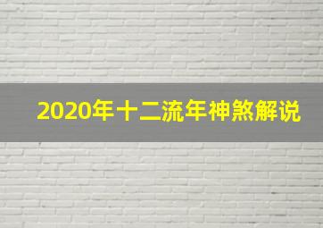 2020年十二流年神煞解说