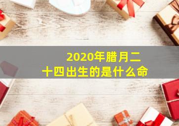 2020年腊月二十四出生的是什么命