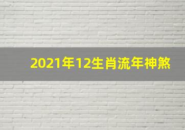 2021年12生肖流年神煞