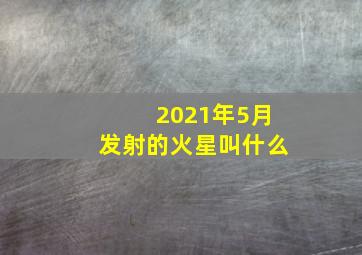 2021年5月发射的火星叫什么