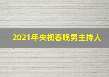 2021年央视春晚男主持人