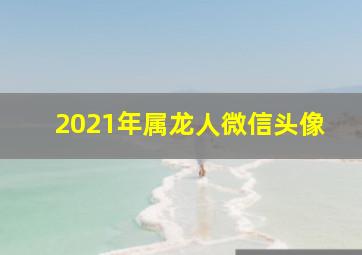 2021年属龙人微信头像