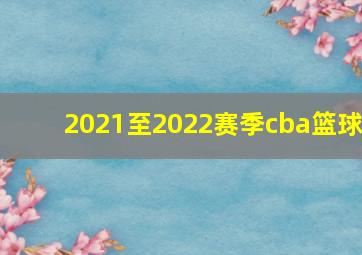 2021至2022赛季cba篮球