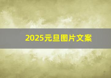 2025元旦图片文案