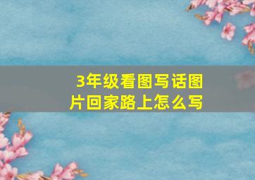 3年级看图写话图片回家路上怎么写