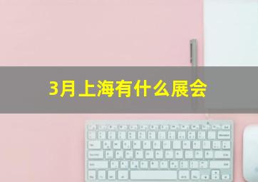 3月上海有什么展会