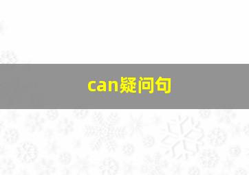 can疑问句