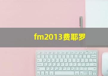 fm2013费耶罗