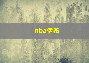 nba伊布