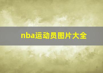 nba运动员图片大全