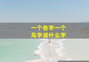 一个告字一个鸟字读什么字