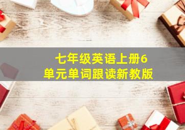 七年级英语上册6单元单词跟读新教版