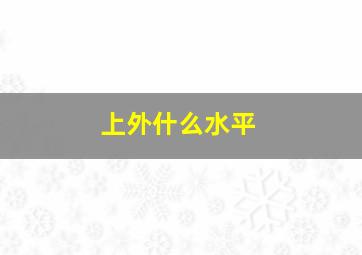 上外什么水平