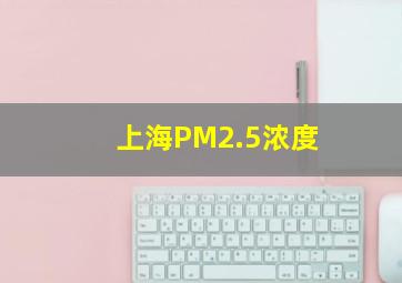 上海PM2.5浓度