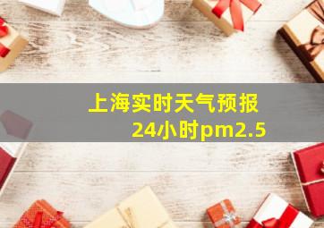 上海实时天气预报24小时pm2.5