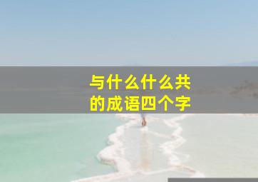 与什么什么共的成语四个字