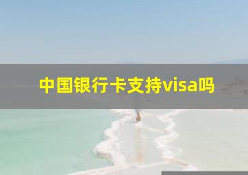 中国银行卡支持visa吗