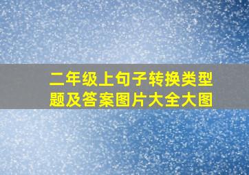 二年级上句子转换类型题及答案图片大全大图