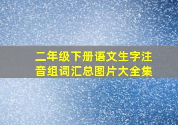 二年级下册语文生字注音组词汇总图片大全集