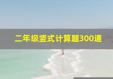 二年级竖式计算题300道