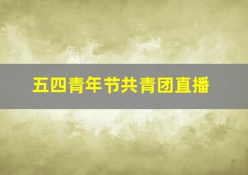 五四青年节共青团直播