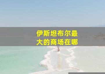 伊斯坦布尔最大的商场在哪