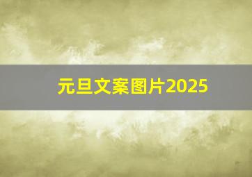 元旦文案图片2025