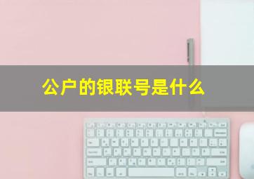 公户的银联号是什么