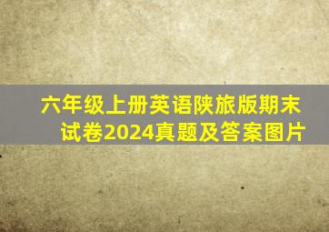 六年级上册英语陕旅版期末试卷2024真题及答案图片