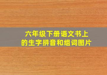 六年级下册语文书上的生字拼音和组词图片