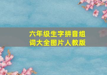 六年级生字拼音组词大全图片人教版