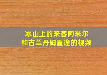 冰山上的来客阿米尔和古兰丹姆重逢的视频