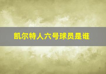 凯尔特人六号球员是谁