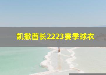 凯撒酋长2223赛季球衣