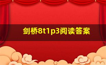 剑桥8t1p3阅读答案