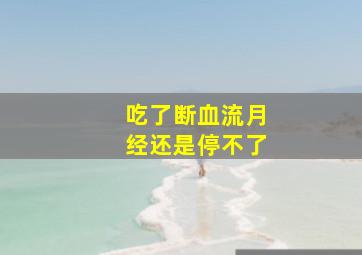 吃了断血流月经还是停不了