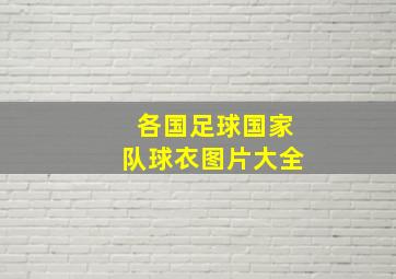 各国足球国家队球衣图片大全