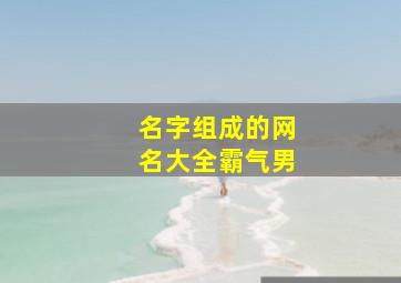 名字组成的网名大全霸气男