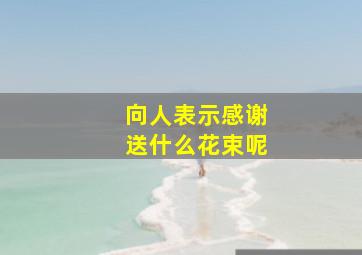 向人表示感谢送什么花束呢