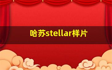 哈苏stellar样片