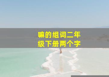 嘛的组词二年级下册两个字