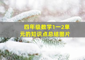 四年级数学1一2单元的知识点总结图片