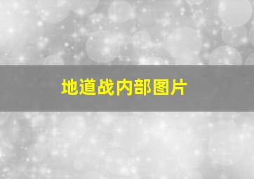 地道战内部图片