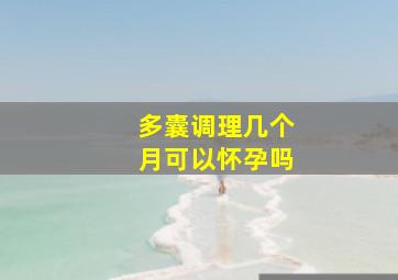 多囊调理几个月可以怀孕吗