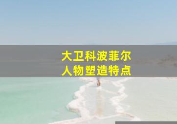 大卫科波菲尔人物塑造特点