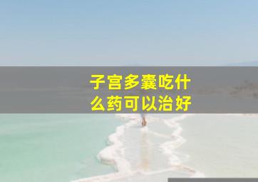 子宫多囊吃什么药可以治好